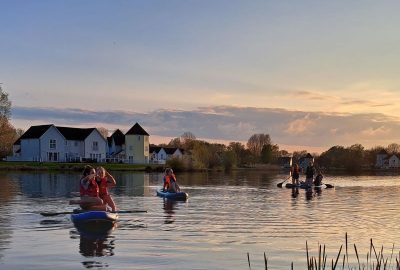 Sunset Paddleboarding at Isis and Windrush Lakes